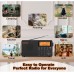 Ραδιόφωνο παγκοσμίου λήψεως FM,AM,SW της XHDATA D-109 με bluetooth και micro SD player.